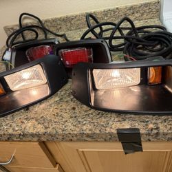 EZ GO Golf Cart  Headlights And Taillights KIT Like NEW