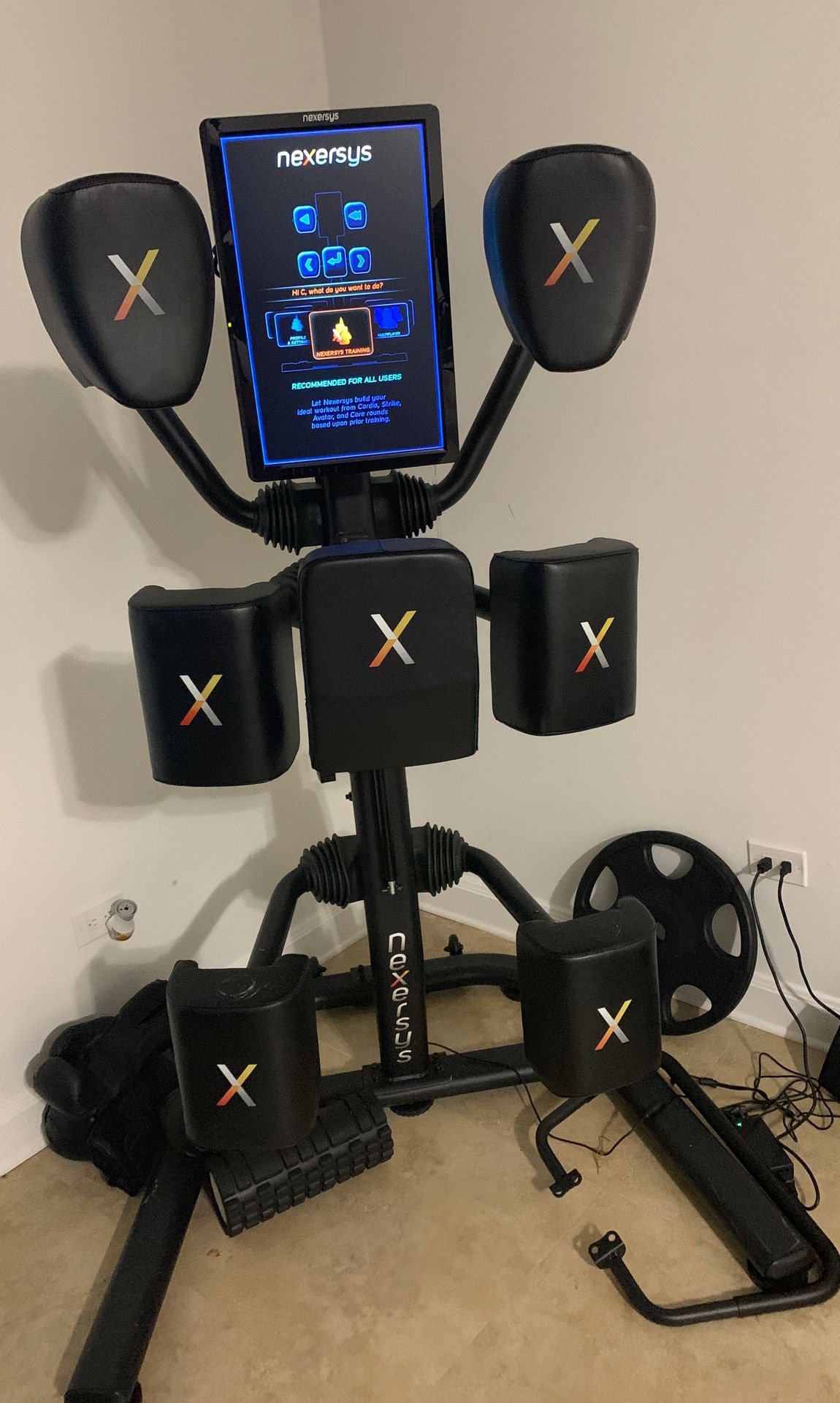 Nexersys commercial professional boxing trainer with built in