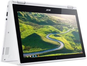 Acer R11 11.6" Convertible 2-in-1 HD IPS Touchscreen Chromebook - Intel Quad-Core Celeron N3160 1.6GHz, 4GB RAM, 32GB SSD, 802.11AC, Bluetooth, HD Web