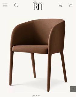 Vegan Leather Armchair from RH Desk/Office/Accent Chair