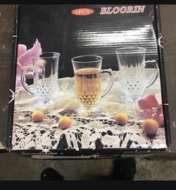 Blooring Glass Cups 8 OZ.