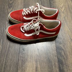 Red old school vans