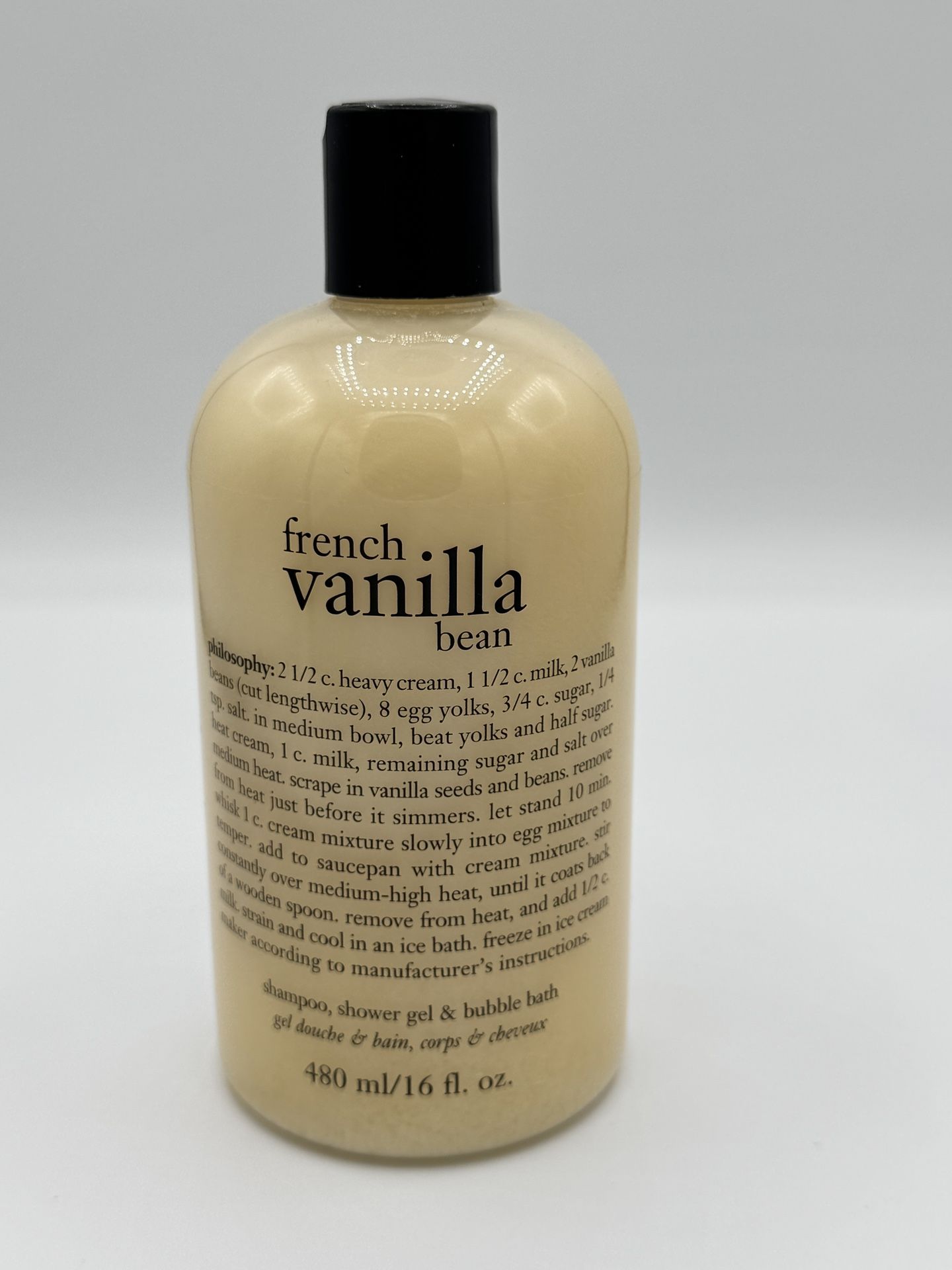 BRAND NEW- Philosophy French Vanilla Bean Shower Gel/Shampoo