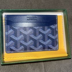 Dark Blue Card Holder 