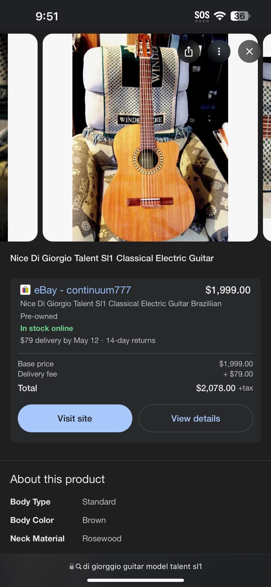 Beautiful Brazilian Guitar