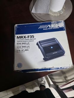 Alpine MRX-F35 4 channel amp