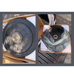 Bumper Weight Plates,  45lb & 55lb …Singles