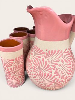Jarra con 6 vasos
