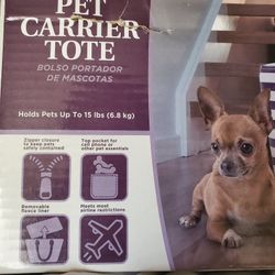 Pet Carrier Tote Bag