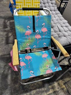 Outdoor. 17" Backpack Beach Chair