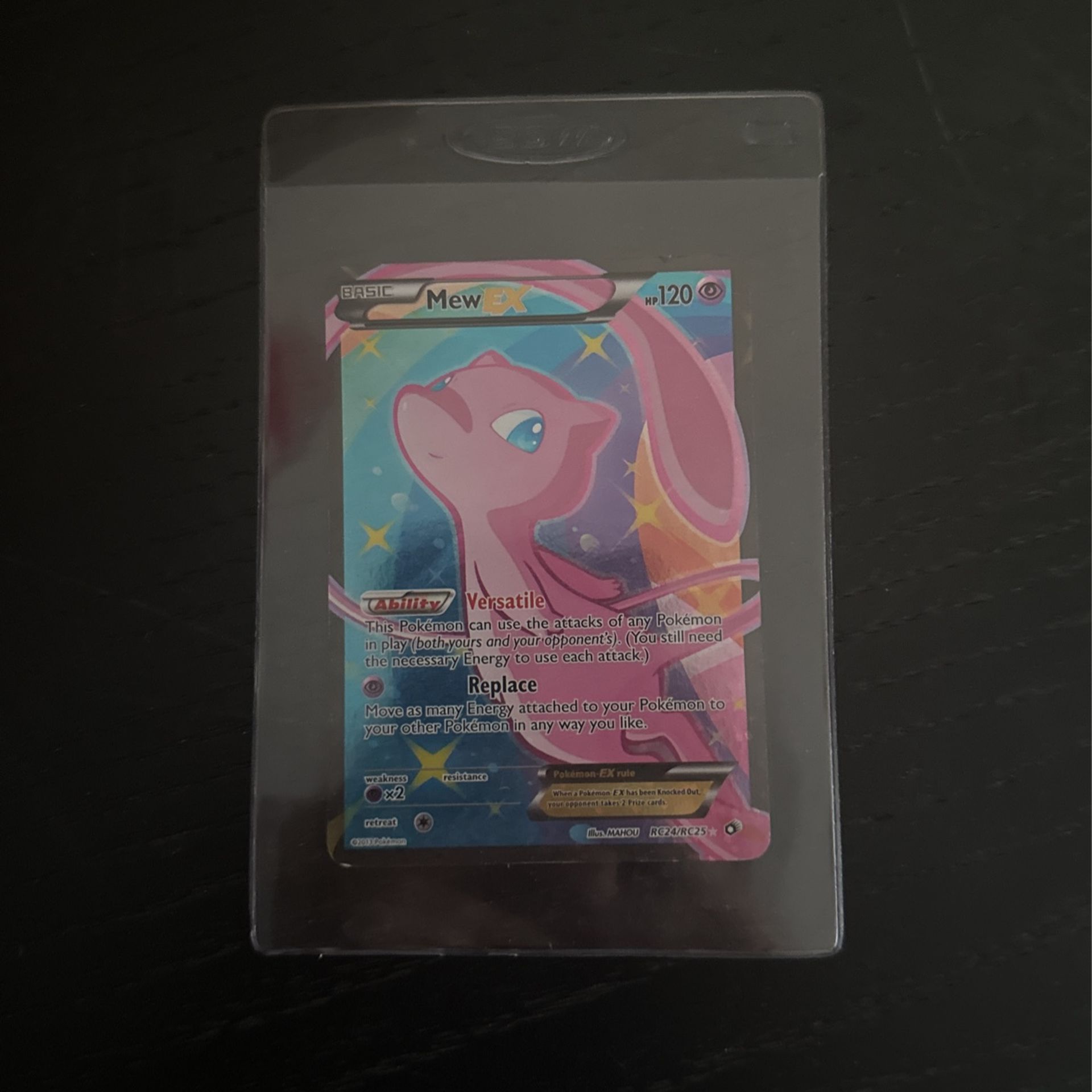 Pokémon TCG Mew EX 2013 Legendary Treasures Card # RC24/RC25 CGC