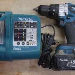 MAKITA xph07 drill battery and charger kit 883676-5