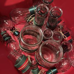 18 Glass Jars