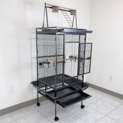 $155 (New) Large 68” parrot bird cage for parakeets cockatiel chinchilla conure cockatoo lovebird parakeet