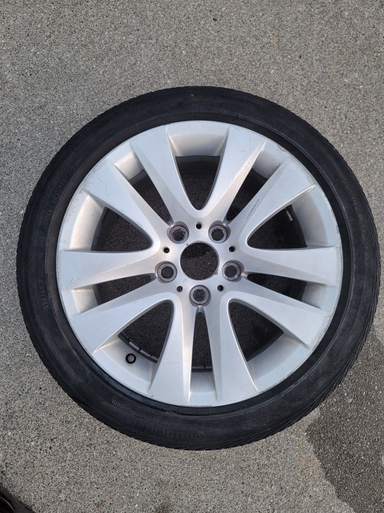 2011 328i E93 E92 E90 BMW Wheel W/ Tire Style 338