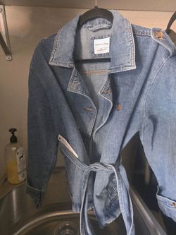 Highway Jeans Denim Trench Coat XL