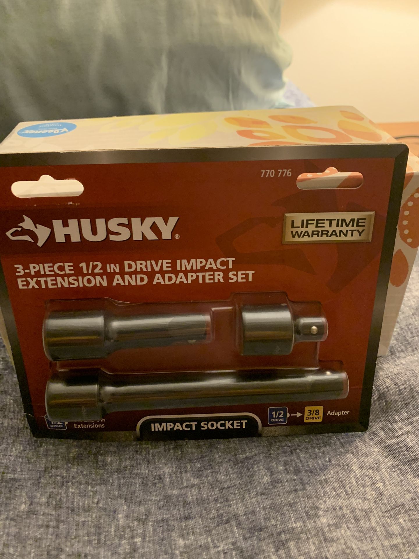 Husky 3 piece impact driver socket adapter set sale