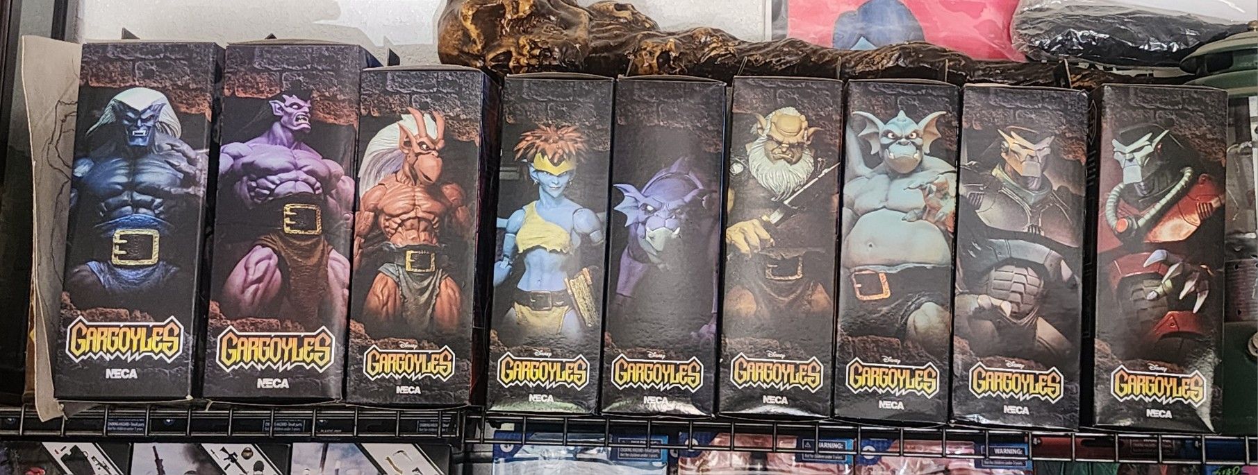 9 Neca Gargoyles Figures New In Box