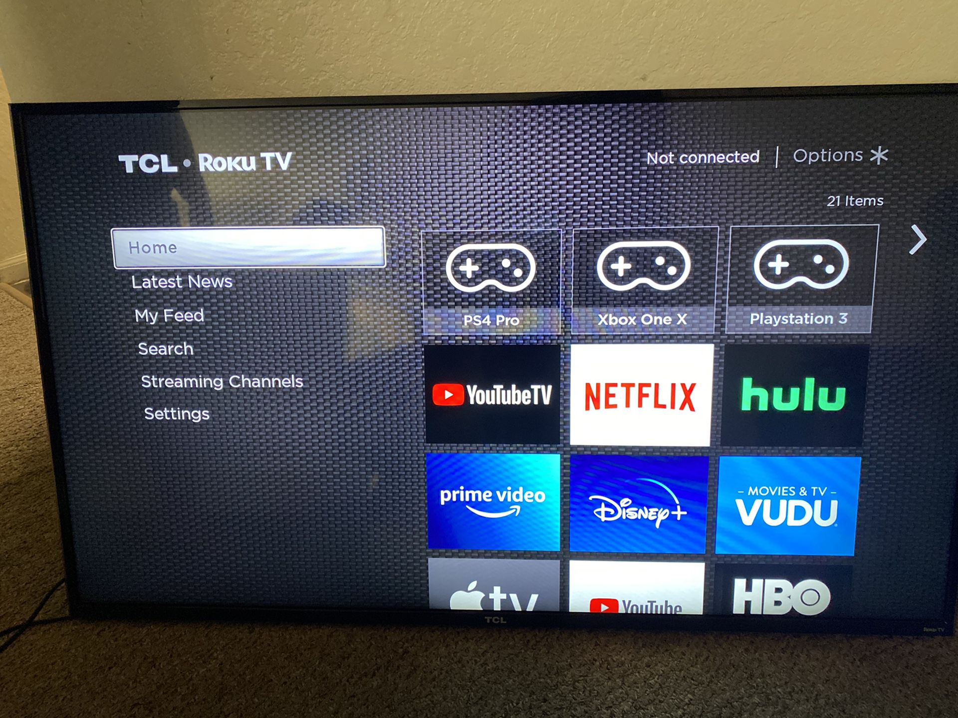 TCL P605 55 inch 4K UHD TV with HDR Dolby Vision Roku