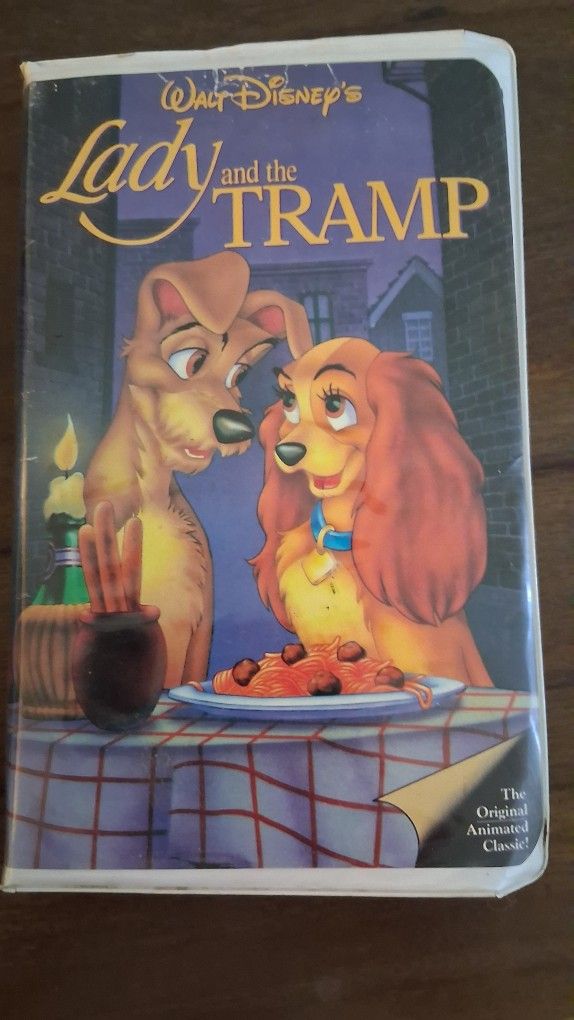 Lady&The Tramp Black Diamond Disney Vhs