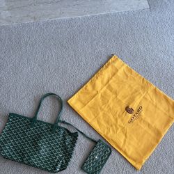 Green Tote Bag Go Yard