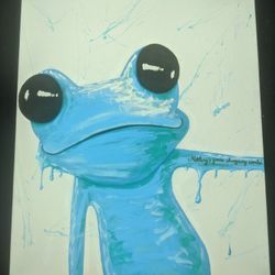 Original Frog Painting