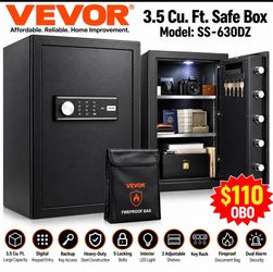 VEVOR 3.5 Cu. Ft. Digital Safe Box – Model SS-630DZ – New – $110 OBO
