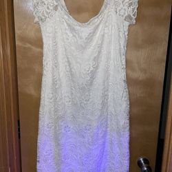 White Lace Dress