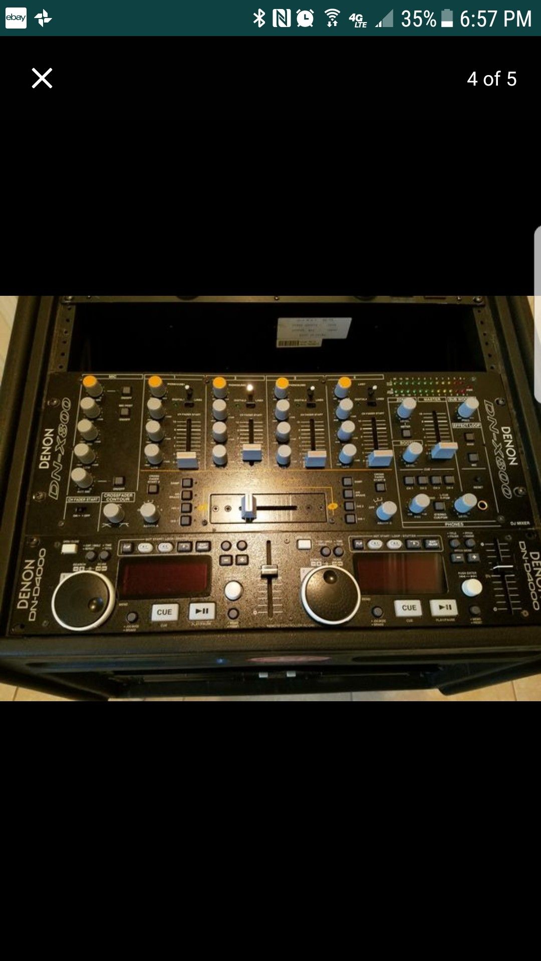 DJ Equipment , Denon Mixer & Speakers.Not Pioneer, Numark or Gemini. Equipo Música DJ