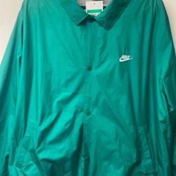 Brand New Nike Coach Green Jacket Size XL Price $50