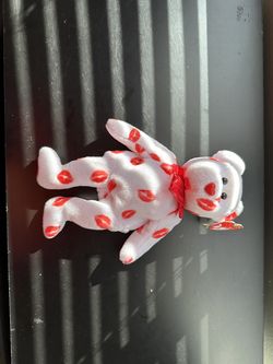 Ty Beanie Baby Smooch the Bear 2000 Style 4335 Valentine’s Day w/ Tag