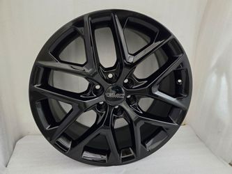 GMC Yukon Denali 22" Gloss Black Wheels Rims