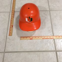Miami Hurricanes (collectible-NOT for actual play) Baseball Batters Helmet