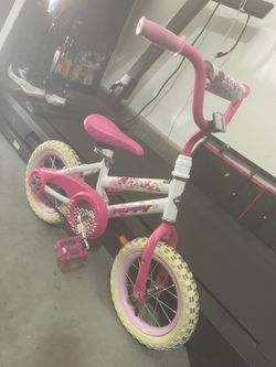 Huffy Seastar Kids Bike Pink and White