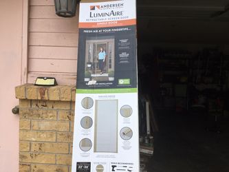 New Anderson Luminaire Retractable Screen Door