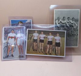 1928 and 1932 Olympics Cycling Collector Cards Lot of 4