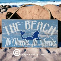 SALE! Brand New! 10 1/4 Mermaid Sign Coastal Nautical | SHIPPING IS AVAILABLE