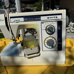 White (Jeans) Sewing Machine