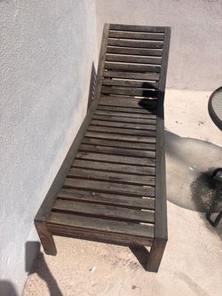 IKEA NÄMMARÖ Outdoor Chaise Lounge — Dark Brown
