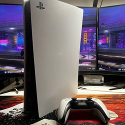 PS5 PlayStation 5 Digital 825 GB Storage Comes with Controller Accessories and Cables