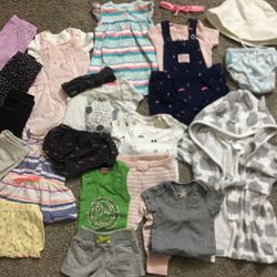 Baby Girl Size 3month:  Adorable Outfits W/headband Lot!  