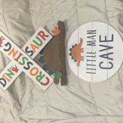 Kids Dinosaur Room Decor SET