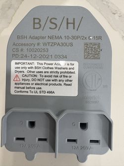 Bosh 240V Adaptor