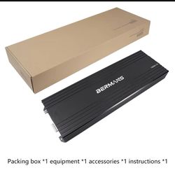 Brand new sealed in the box Brazilian Style High Efficiency Mono Car Amplifier 16000W Super Power Class D Subwoofer Horn Professional Amplifier Alumin