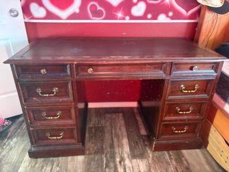Wooden desk
