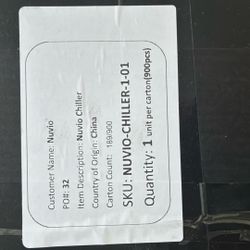 Nuvio Chiller Ice Bath Brand New