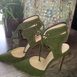 Olive Green Heels 