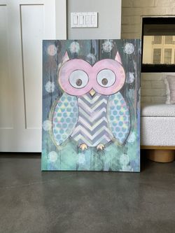 Owl Canvas Wall Art