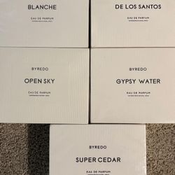 Valentino, Tom ford, Byredo , Baccarat Colonge 