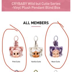 Crybaby Wild but Cutie- Pink Cutie & Neon Cutie